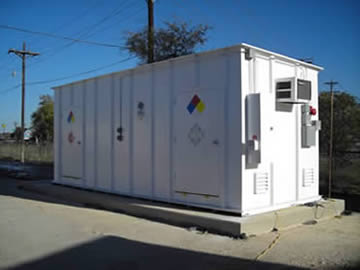 San Marcos Hazmat Storage Building by Safety Storage Inc